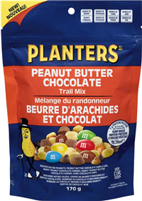 Planters Peanut Butter Chocolate Trail Mix 8/170g Sugg Ret $8.46