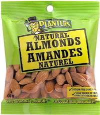 Planters Almonds Raw 12/50g Sugg Ret $3.69