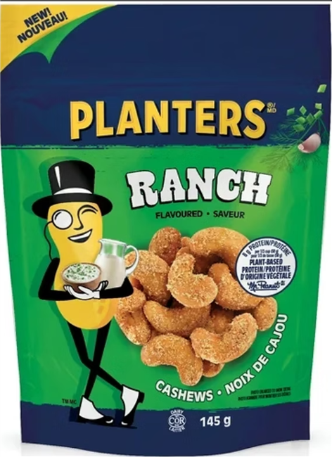 Planters Cashew Ranch 8/145g Sugg Ret $8.46