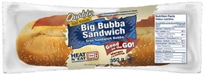 Quality Big Bubba Sandwich 1/326g Sugg Ret $9.19