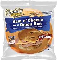Quality Onion & Ham Bun Sandwich 1/211g Sugg Ret $7.69