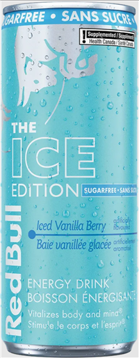 Red Bull Sugar Free Iced Vanilla 250ml 24/250 Pack Sugg Ret $3.79