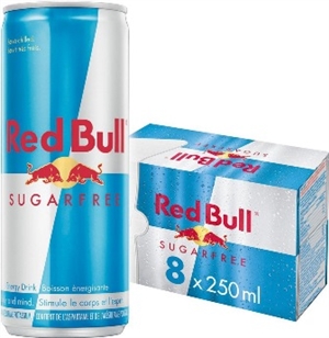 Red Bull 250 ml 8 Pack Suitcase Sugar Free 3/8250ml Sugg Ret $30.29