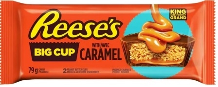 Reese Big Cup Caramel Peanut Butter 16/79g Sugg Ret $2.99