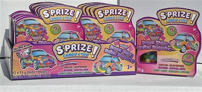 SPrize Sweet Rides 15g/12 Sugg Ret $2.40