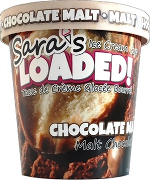 Sara's Chocolate Malt Cup 12/377ml Sugg Ret $4.49