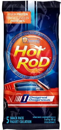 Schneiders 45g Hot Rod 5-pack Original 24/45g Sugg Ret $2.99