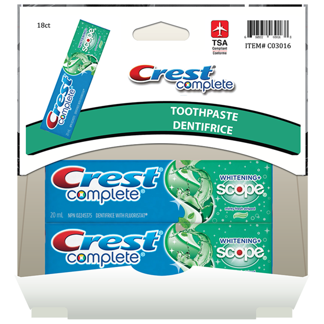 Scope Whitening Toothpaste Gravity Pack 18 Sugg Ret $2.79