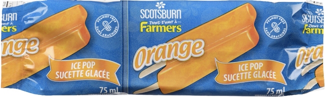 Scotsburn Orange Pop 12/ Sugg Ret $1.39