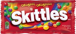 Skittles Bar Size Original Fruit 36/61g Sugg Ret $2.29