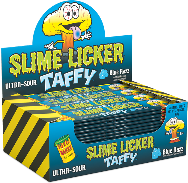 Slime Licker Taffy Blue Raspberry/Sugg Ret $0.74