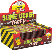 Slime Licker Taffy Sour Cherry 48/Sugg Ret $0.74