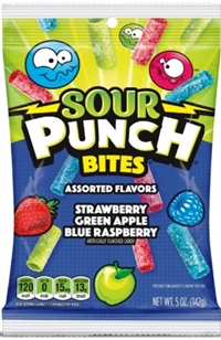 Sour Punch Bites 142g  Assorted Flavors 10/142g Sugg Ret $3.79
