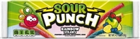 Sour Punch 57g Rainbow Straws 12/57g Sugg Ret $1.89***ON SALE 2 FOR $3.00***