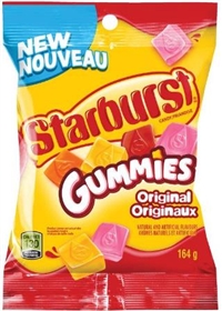 Starburst Peg Gummies Original 12/164g Sugg Ret $5.79***PRICE INCREASE***