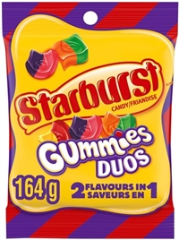 Starburst Peg Gummy Duos 2 Flavors in 1 12/164g Sugg Ret $5.79