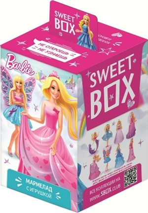 Sweet Box Barbie Surprise Toy Collections with Candy 10/10g Sugg Ret $3.99