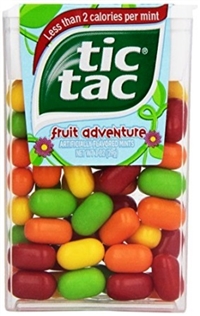 Tic Tac Fruit Adventure 12/29g Sugg Ret $2.69