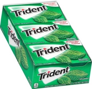 Trident Spearmint Tab 12's Pellet pack Sugg Ret $1.59