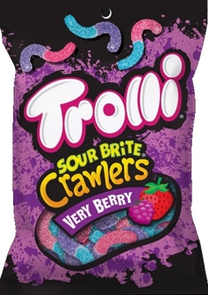 Trolli Very Berry Sour Brite Crawlers 12/142g Sugg Ret $3.89