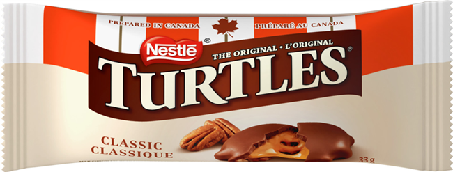 Turtles Chocolate Bar 24/33g Sugg Ret $2.37
