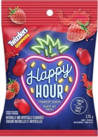 Twizzlers Gummies Happy Hour Strawberry Daiquiri 10/175g Sugg Ret $3.98***Limited Edition***