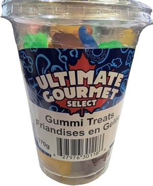 Ultimate Gourmet 170g Assorted Gummi Treat Mix 12/170g Sugg Ret $3.49