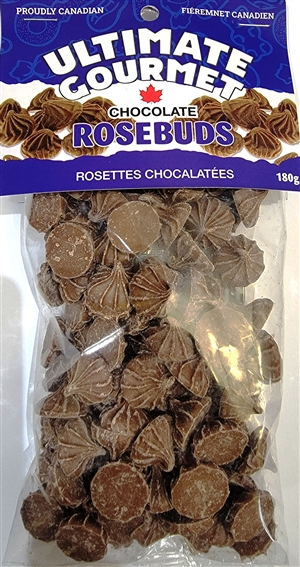 Ultimate Gourmet Header Bag Chocolate Rosebuds 12/180g Sugg Ret $4.49