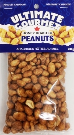Ultimate Gourmet Header Bag Honey Roasted Peanuts 12/200g Sugg Ret $4.49