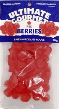 Ultimate Gourmet Header Bag Red Berries 12/200g Sugg Ret $4.49