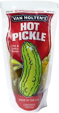 Van Holten's Hot Dill Pickle-In-A-Pouch 12/112g Sugg Ret $3.49