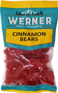 Werner Cinnamon Bear 6/255g Sugg Ret $4.99