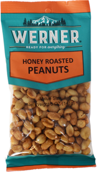 Werner Honey Roasted  Peanuts 6/141g Sugg Ret $4.99