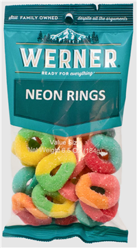 Werner Neon Rings 6/184g Sugg Ret $4.99