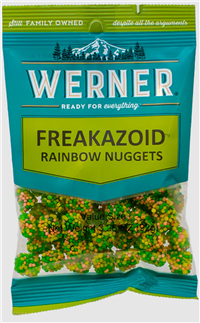 Werner Freakazoid Rainbow Nuggets  6/92g Sugg Ret $4.99