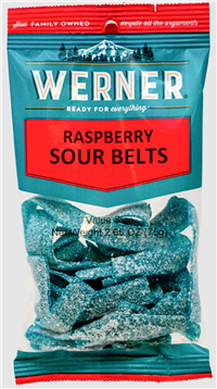 Werner  Raspberry Belts 6/75g Sugg Ret $4.99
