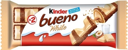 Kinder Bueno White Chocolate Bar 20/43g  Sugg Ret $$2.29