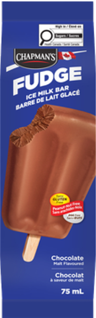 Yukon Fudge Bar 18/75 ml Sugg Ret $1.51