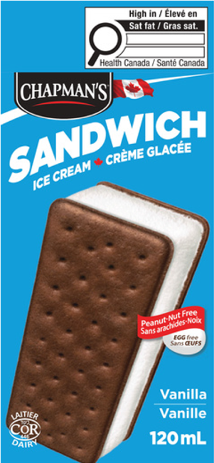 Yukon Sandwich Vanilla 12/120 ml Sugg Ret $1.67