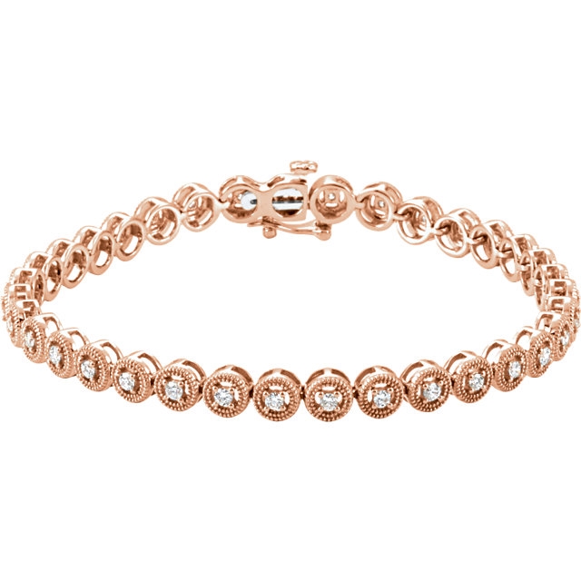 Diamond Tennis Adjustable Bracelet in 18K Gold – Luxe VVS Jewelers