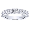 This 9 diamond asshcer cut diamond wedding band sports a sleek and stylish look with 2.34 carats of diamonds doing all the sparkling in this diamond wedding band