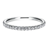 This simply designed and elegantly crafted one half carat round brilliant diamond eternity band is a classic for good reason!