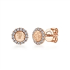 This simple and elegant diamond earring studs feature 0.25 carats of diamonds.