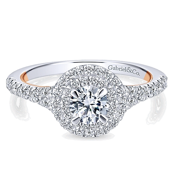 1.9 Ct. Cushion Cut Natural Diamond Double Halo Pave Split Shank Engagement  Ring (GIA Certified) | Diamond Mansion