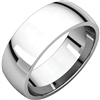 This classic 7mm wedding band in 14k gold comes in your choice of color.