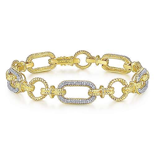 White Gold And Diamond Link Bracelet Available For Immediate Sale At  Sotheby's