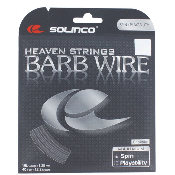 Solinco Barb Wire 16L 1.25MM Tennis String 1920045