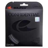 1920208 Solinco Confidential Tennis String (17 Silver)