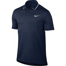 830849 410 Nike Mens Dry Tennis Polo T shirt
