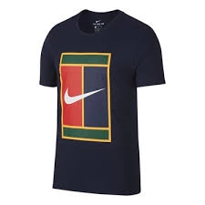 Nike Court Graphic Tee  Obsidian 943182-451